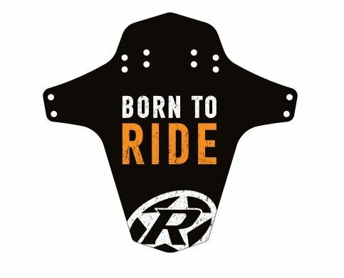 Blatník přední Reverse MudGuard Born to ride Black / Orange