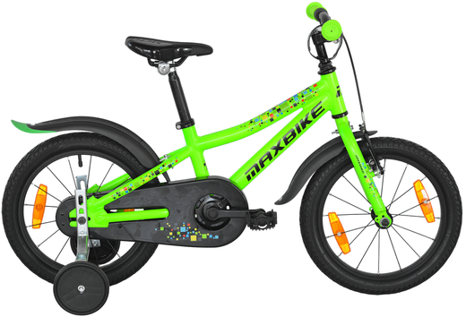 dětské kolo Maxbike 16" zelené