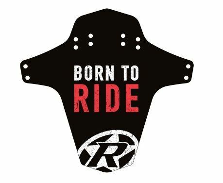 Blatník přední Reverse MudGuard Born to ride Black / červená