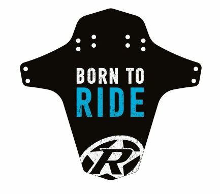 Blatník přední Reverse MudGuard Born to ride Black / modrá
