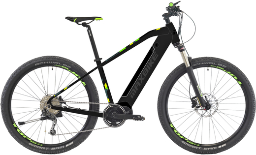 630Wh baterie Maxbike elektrokolo Torsten - černo/zelená "29"