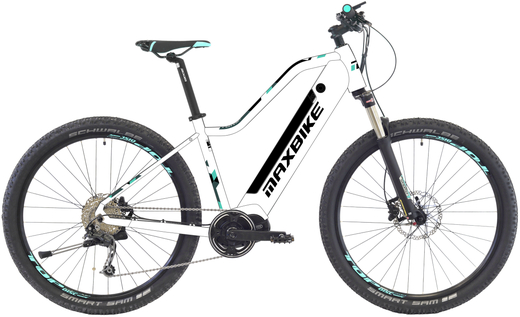 Maxbike elektrokolo dámské horské Torvi bílámint 630Wh/17,5
