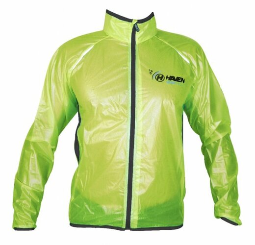 Bunda HAVEN Rainshield zelená /bílá průhledná