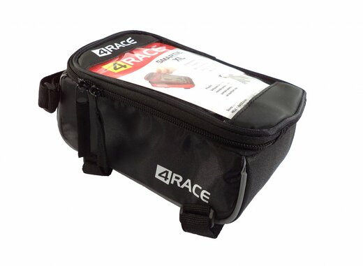 Brašna 4RACE přední na mobil XL 5,5" černo-černá