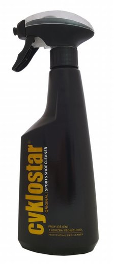 ČISTIČ OBUVI CYKLOSTAR ORIGINÁL SHOE CLEANER 0.5L ROZPRAŠOVAČ