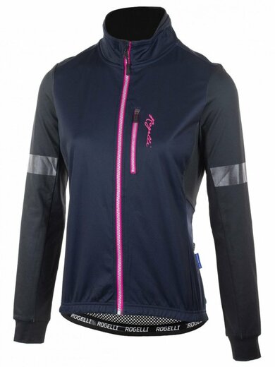 BUNDA DÁMSKÁ ROGELLI ZIMNÍ MODRO/RŮŽOVÁ 2XL (odpovídá L/XL)