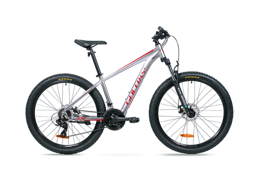 horské kolo GALAXY 2022 KVANT 2.0 27,5" stříbrná/červená