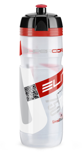 lahev Elite 950ml průhledná, červená