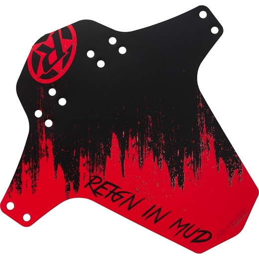 Blatník přední Reverse MudGuard Reign in MUD červený