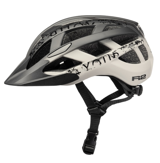 cyklo přilba R2 Lumen Mat black/světle šedá