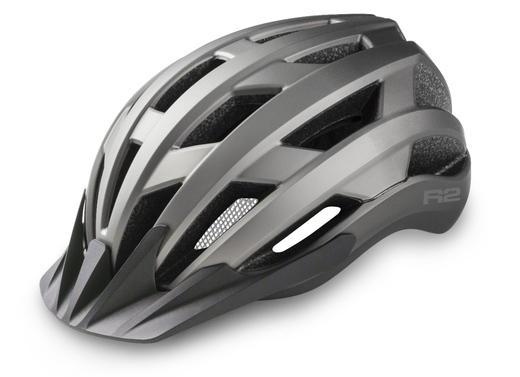 CYKLISTICKÁ HELMA R2 EXPLORER černá se šedou