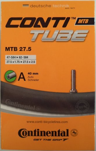 duše Continental 27,5" x 1.75-2.5 autoventilek