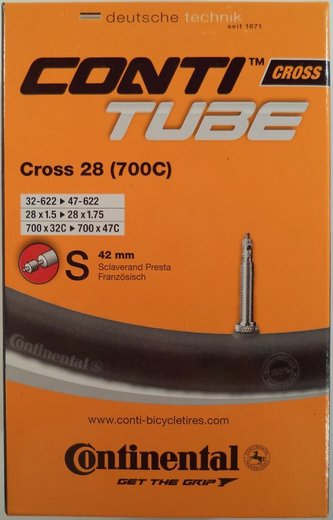 duše Continental, trekking galuskový ventilek 28" x 1.5 - 1.75