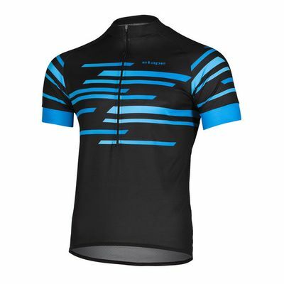 pánský cyklistický dres Etape Energy, černá|modrá