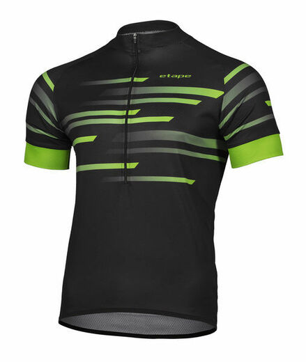 pánský cyklistický dres Etape Energy, černá|zelená