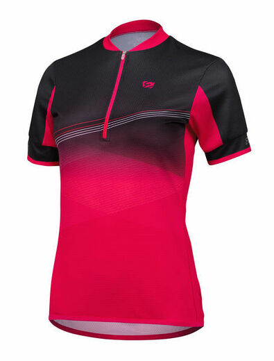 Dámský dres Etape Liv, růžová/černá