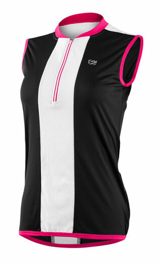 Etape – dámský dres PRETTY, černá/růžová