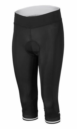 dámské cyklistické ¾ kalhoty Etape Sara, černá/bílá XL