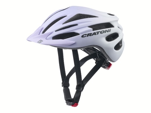 Dětská helma CRATONI Pacer Jr. Lavender-White Matt - S-M (54-58