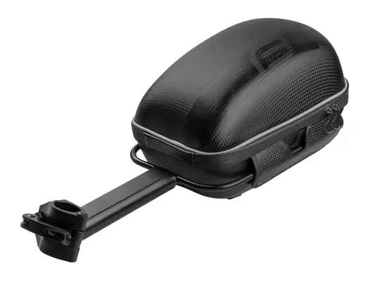 brašna pod sedlo FORCE CRUST XL s držákem, černá