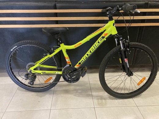 použité dětské horské kolo Maxbike 24" žlutá