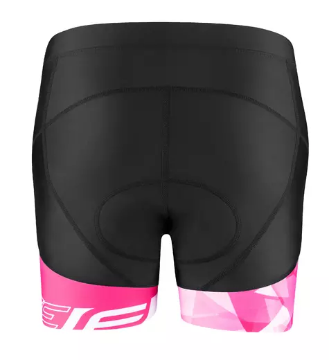 kraťasy F MINI LADY do pasu s vl, černo-růžové