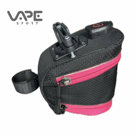 BRAŠNA VAPE PODSEDLOVÁ  s blikačkou ŽRALOK růžový zip