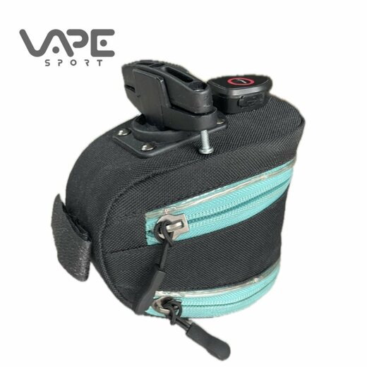 BRAŠNA VAPE PODSEDLOVÁ  s blikačkou ŽRALOK tyrkysový zip