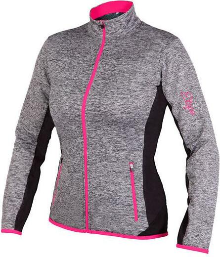 Dámský zateplený dres Etape LISSA, šedá/růžová
