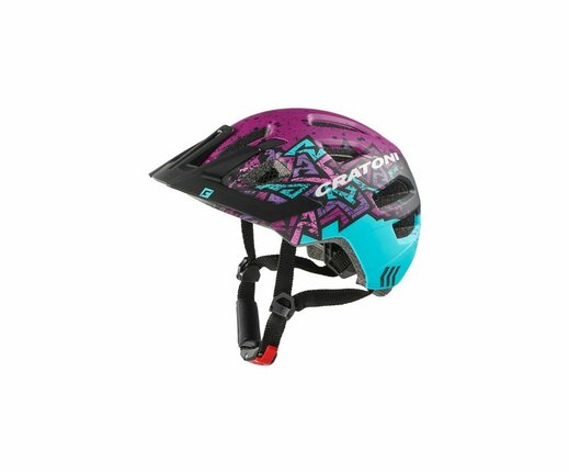 Dětská helma CRATONI Maxster Pro Wild/Purple Matt S/M (51-56cm)