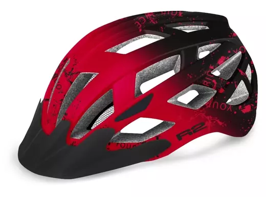 CYKLISTICKÁ HELMA R2 ATH20K LUMEN JUNIOR  čern/červená