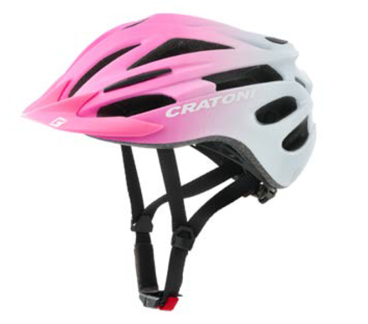 přilba CRATONI 2022 Pacer Jr. pink-white matt