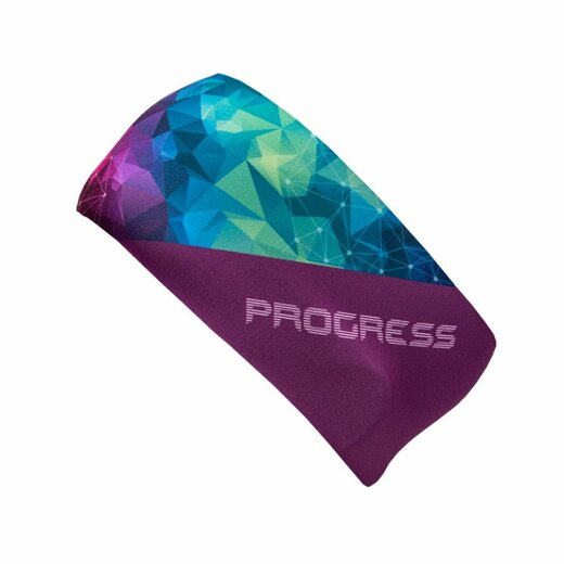 Čelenka Progress HDB PRINT rainbow crystal fialová