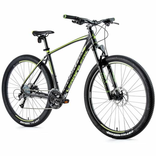 Horské kolo Leader Fox SONORA 29"ČERNÁ MAT/ZELENÁ
